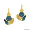 Серьги TARATATA, Chardon bleu, с цветной смолой, TT-H24-09768-204 синий Серьги TARATATA, Chardon bleu, с цветной смолой, TT-H24-09768-204 синий