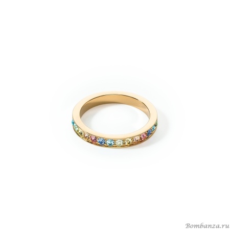 Кольцо Coeur de Lion, Multicolour Pastel Gold 58