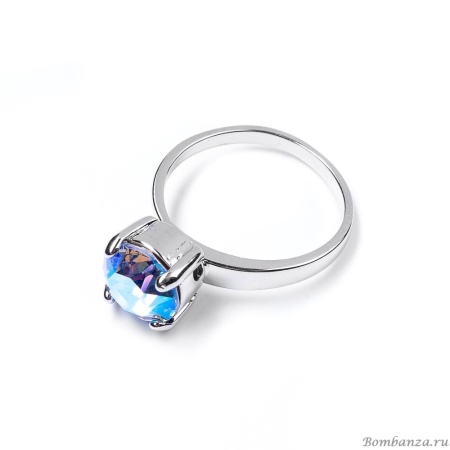 Кольцо Moon Paris, Ringo, разъемное, с кристаллом, MR-22.03-066 голубой