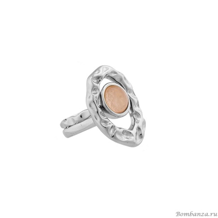 Кольцо Possebon, двойное Quartz Rose 18.5 мм K7158.9/18.5 R/S