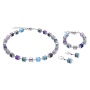 Серьги Coeur de Lion, Blue-Purple, 4747/20-0708. Германия