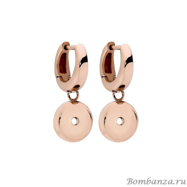 Серьги Qudo, - База Basic Gold 301566 RG