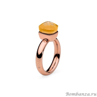 Кольцо Qudo, Firenze sunflower 16.5 мм 611443 BR/RG Кольцо Qudo, Firenze sunflower 16.5 мм 611443 BR/RG