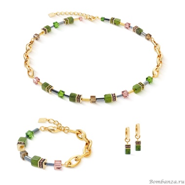 Колье Coeur de Lion, Green-Gold, 4524/10-0516 Колье Coeur de Lion, Green-Gold, 4524/10-0516