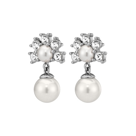 Серьги Dyrberg Kern, VERONICA SS CRYSTAL /WHITE PEARL, 450108