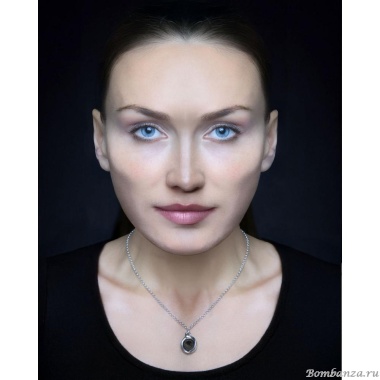 Колье Tra-la-ra, Tuareg, с кристаллом, TLR25-252P205 серый