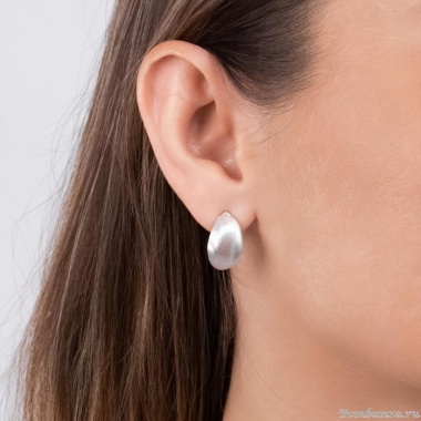 Серьги Moon Paris, в форме капли, Mo-Y24.06-015 серебристый