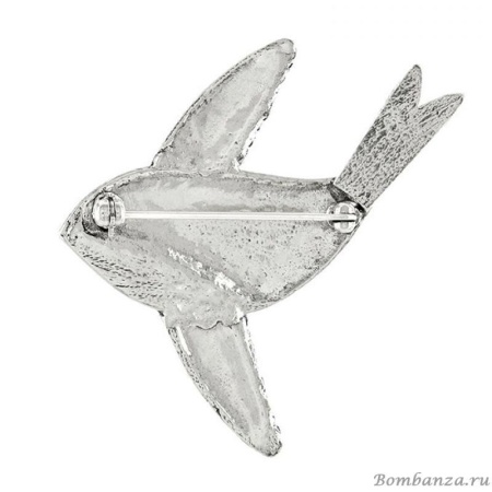 Брошь Taratata, aronde, черная