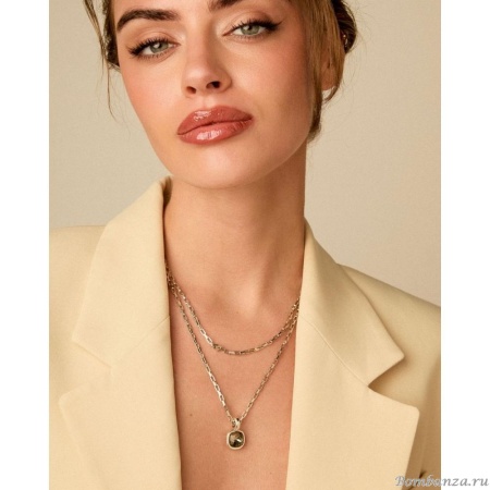 Колье VIDDA, Magna, двойное, с кристаллом Swarovski, VD25.2-02282 лиловый