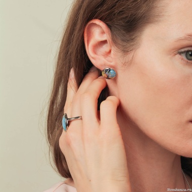 Серьги Fiore Luna, AE01156-6 M/S