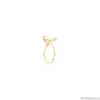 Кольцо Franck Herval, Betty, разъемное, с цветком и цветной эмалью, FH25.2-19-63720 желтый