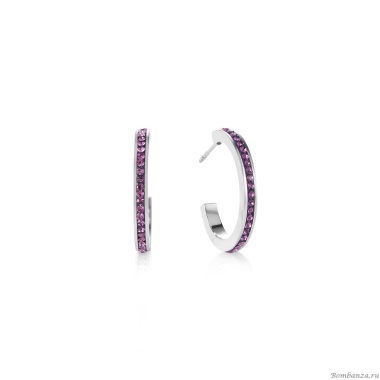 Серьги Coeur de Lion,  Amethyst-Silber 0139/21-0843 Серьги Coeur de Lion,  Amethyst-Silber 0139/21-0843