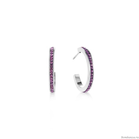 Серьги Coeur de Lion,  Amethyst-Silber 0139/21-0843 Серьги Coeur de Lion,  Amethyst-Silber 0139/21-0843. Германия