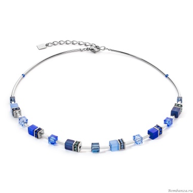 Колье Coeur de Lion, Blue, 2800/10-0700 Колье Coeur de Lion, Blue, 2800/10-0700
