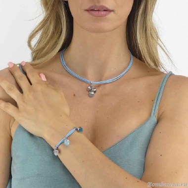 Браслет Boccadamo, KBR020A BL/S, Италия