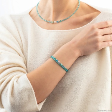 Браслет Coeur de Lion, Turquoise, 4464/30-0600 Браслет Coeur de Lion, Turquoise, 4464/30-0600. Германия