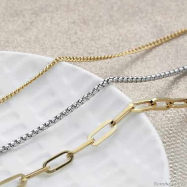 Цепочка Qudo, Chain 45cm Gold, 102020/10-1600