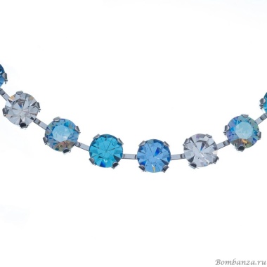 Колье Moon Paris, Ringo Queen, с кристаллами, MRQ-24.05-021 голубой