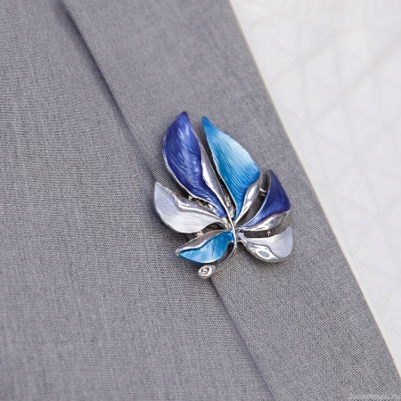 Брошь Shadore, Лист резной