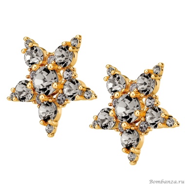 Серьги Dyrberg Kern, GEMINI SG GREY, 450009 Серьги Dyrberg Kern, GEMINI SG GREY, 450009