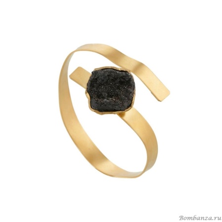 Браслет Katerina Vassou, Chantal, с друзой агата, KV23.2-275652G черный Браслет Katerina Vassou, Chantal, с друзой агата, KV23.2-275652G черный