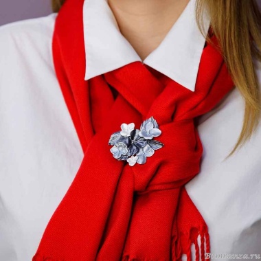 Брошь Shadore, Фиалки