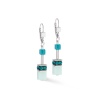 Серьги Coeur de Lion, Dark Green-Silver, 4010/20-0548 Серьги Coeur de Lion, Dark Green-Silver, 4010/20-0548