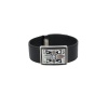 Браслет Fiore Luna, на кожаном черном ремешке, CB01688-2 BW/S Браслет Fiore Luna, на кожаном черном ремешке, CB01688-2 BW/S