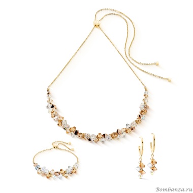 Колье Coeur de Lion, Beige-Gold, 4639/10-1016 Колье Coeur de Lion, Beige-Gold, 4639/10-1016