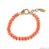 Браслет Lanzerotti, Anne with an E, с кораллом, LZ-25.08-261 розовый