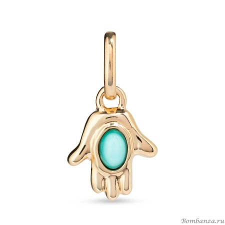 Подвеска UNOde50 HAMSA с золотом CHA0216TQSORO0U