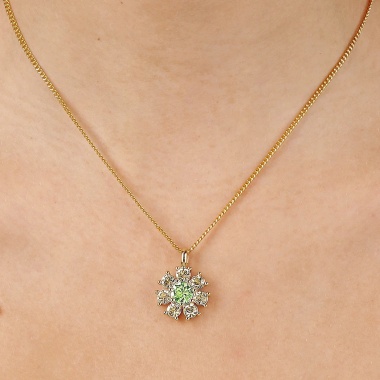 Колье Dyrberg Kern, DELISE SG LIGHT GREEN/GOLDEN, 440035