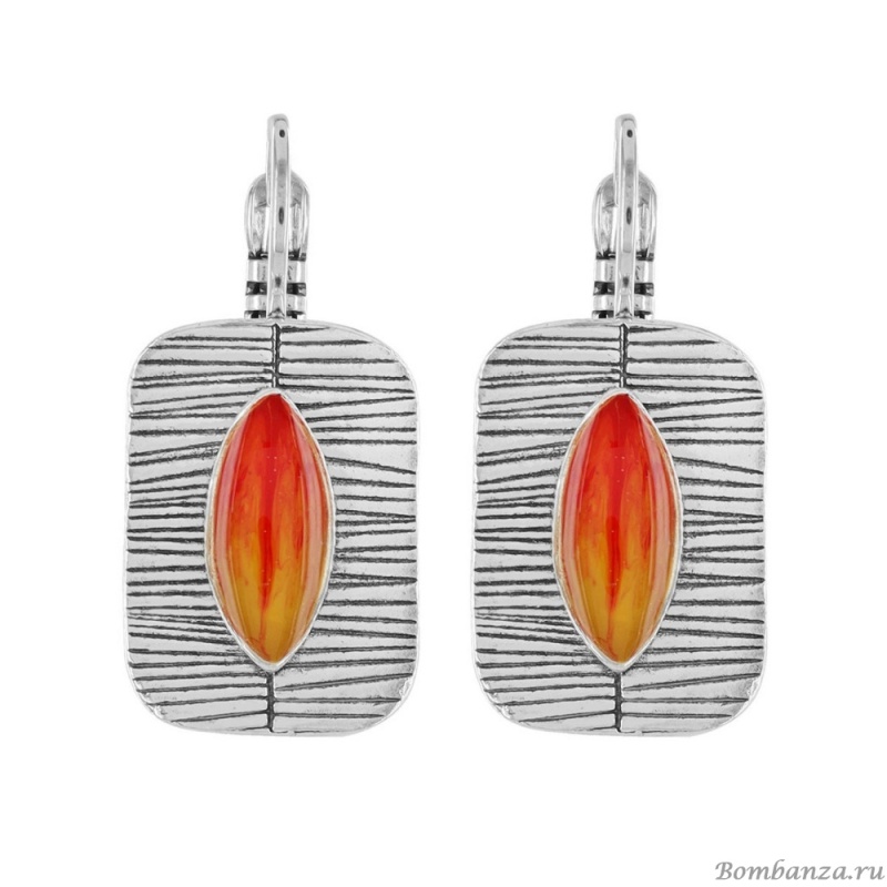 Серьги TARATATA, Indian summer, с цветной смолой, TT-H23-04710-10Y желтый