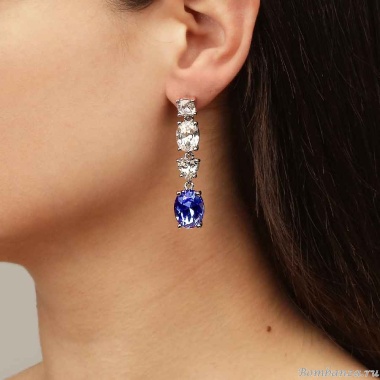 Серьги Dyrberg Kern, CARMEN SS SAPPHIRE/CRYSTAL, 440020 Серьги Dyrberg Kern, CARMEN SS SAPPHIRE/CRYSTAL, 440020