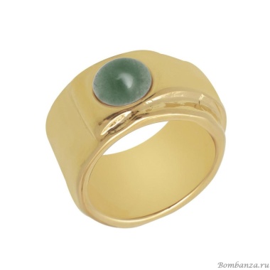 Кольцо VIDDA, Hera, с авантюрином, VD25.2-02142203 зеленый, 16,5