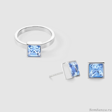 Кольцо Coeur de Lion, Light Blue-Silver 18.5 мм 0500/40-0741 58