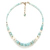 Колье Nature Bijoux, Honolulu, с амазонитом и жемчугом, NB24.1-15-43081 голубой
