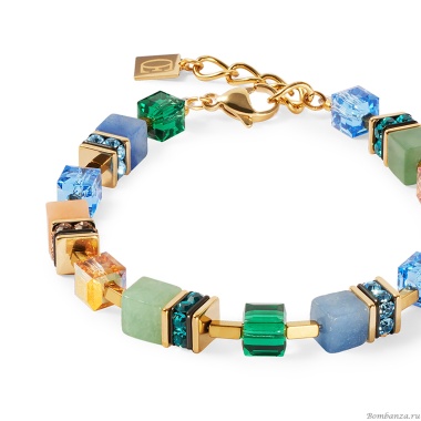 Браслет Coeur de Lion, Green-Blue-Peach, 3039/30-0551 Браслет Coeur de Lion, Green-Blue-Peach, 3039/30-0551. Германия