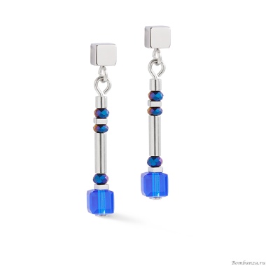 Серьги Coeur de Lion, Blue, 5027/21-0700 Серьги Coeur de Lion, Blue, 5027/21-0700