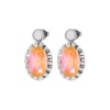 Серьги Qudo, TIVOLA UNICA big (S/P) Crystal orange ignite 2,65cm, 332213 Серьги Qudo, TIVOLA UNICA big (S/P) Crystal orange ignite 2,65cm, 332213
