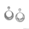 Серьги ORI TAO, Couture, фактурный металл, OT24.1-12-31924 серебристый Серьги ORI TAO, Couture, фактурный металл, OT24.1-12-31924 серебристый