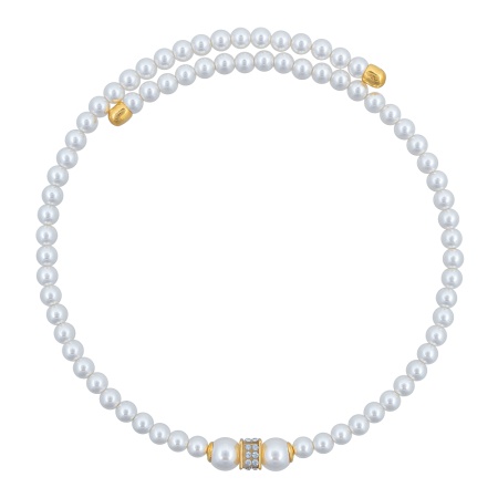 Колье Fiore Luna, Cube Crystal, B2409PE-N01.2 BW/G