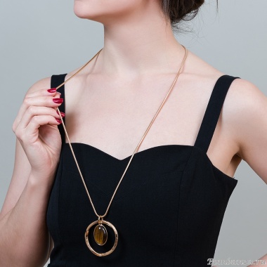 Колье Fiore Luna, TIGER EYE