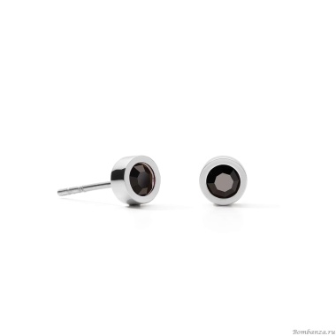 Пусеты Coeur de Lion, Black-Silver Пусеты Coeur de Lion, Black-Silver