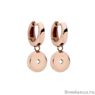 Серьги Qudo, - База Basic Gold 301566 RG Серьги Qudo, - База Basic Gold 301566 RG