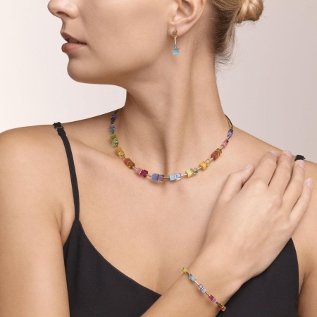 Браслет Coeur de Lion, Multicolor Rainbow-Gold 5020/30-1535. Германия