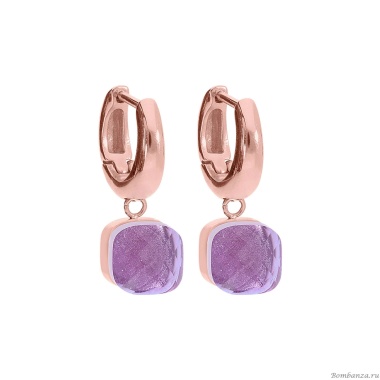 Серьги Qudo, Firenze heather, 300356 V/RG Серьги Qudo, Firenze heather, 300356 V/RG
