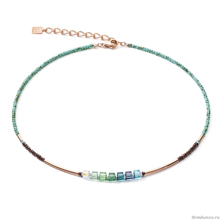 Колье Coeur de Lion, Shades Of Green-Petrol 5027/10-0537 Колье Coeur de Lion, Shades Of Green-Petrol 5027/10-0537. Германия