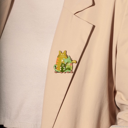 Брошь Shadore, Котики