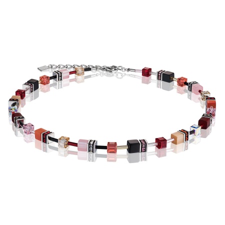 Колье Coeur de Lion GeoCUBE Red-rose-beige, 2838/10-0326. Германия